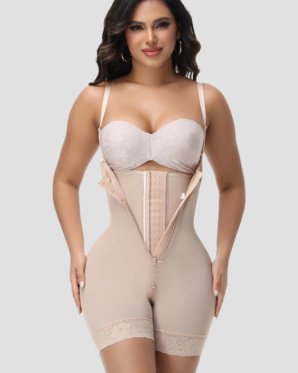 Sorelyne® Girdles Zipper Crotch Detachable Straps Shaping Shorts