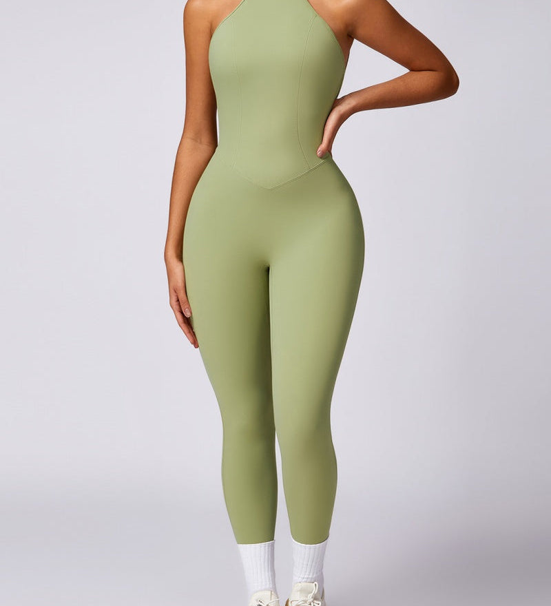 Peach Hip-lifting and Beautiful Back Quick-drying Yoga Jumpsuit