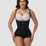Sorelyne® Seamless Mesh Splicing Firm Control Shapewear Open Bust Butt Lift Bodysuit