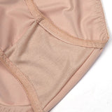 Women's High Waisted Chevron Print Shapewear Panty Tummy Control Mesh Briefs