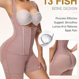 Sorelyne® High compression Front Zipper Mid Thigh Shapewear