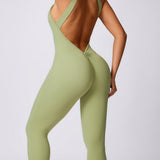 Peach Hip-lifting and Beautiful Back Quick-drying Yoga Jumpsuit
