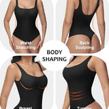 Sorelyne® Seamless Tummy Control Thong Shapewear Backless Square Neck Tank Tops Body Shaper
