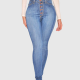 Women's High-Waisted Butt-Lifting Skinny Jeans