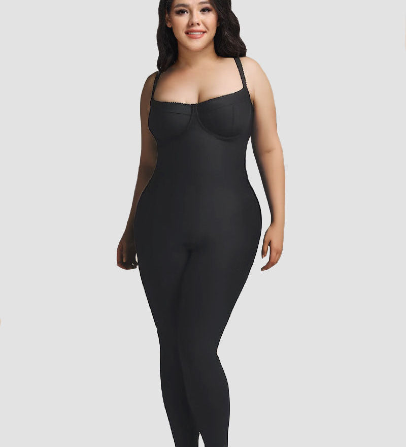 Sorelyne® Bodycon Stretch Leopard Print Jumpsuit Sleeveless Push Up Body Catsuit