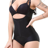 Women's Waist Trainer Bodysuit Tummy Control Slim Cincher Open Bust Shapewear