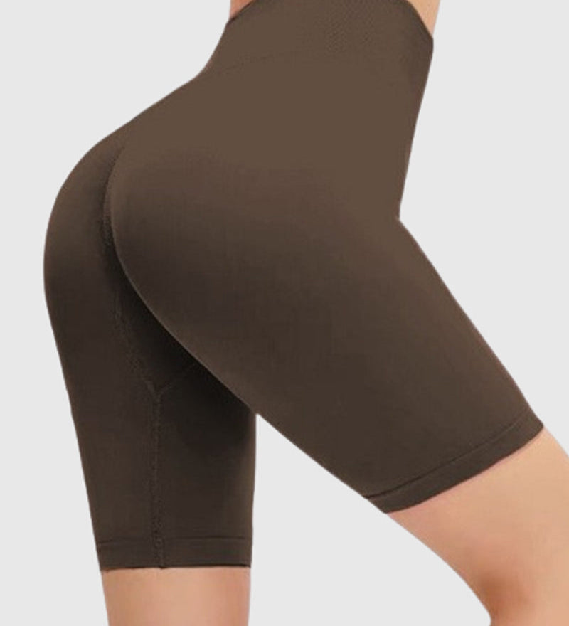 Yoga Shorts High Waist Seamless Hip Lift Shorts