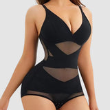 Mesh V Neck Tummy control Camisoles Shapewear with Bra