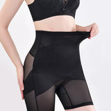Mesh High Waist Tummy Control Underwear Postpartum Recovery Slimming Shaping Shorts
