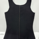 Sorelyne® Women's Boned Latex Zipper Corset Tummy Control Body Shaper Vest With Bra