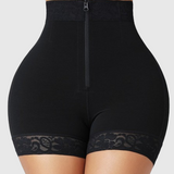 Sorelyne® Mid Waist Tummy Control Front Zipper High Compression Butt Lifter Shaper Girdles Shorts