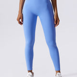 Sculpting V-Back Ruched Leggings Peach Butt Lifting Yoga Pants