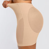 Women's Seamless Mesh High Waist Shapewear Shorts Thigh Slimmer Underwear