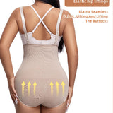 Women's Tummy Control Adjustable Buckle Front Open Bust Shapewear