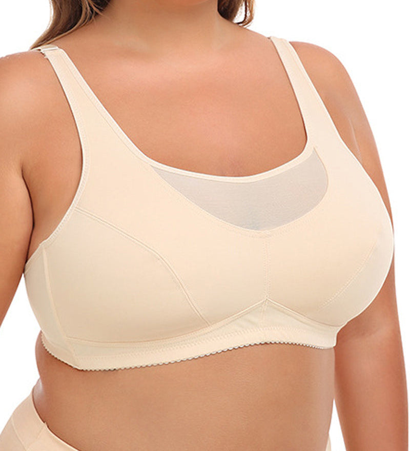 Plus Size Wireless Sexy Cut Outs Top Crop Tank Bra