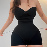 Sorelyne® Sexy Back Lace-up Thong Seamless Skinny Bodysuit