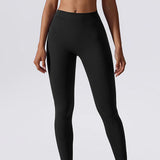 Sculpting V-Back Ruched Leggings Peach Butt Lifting Yoga Pants