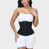 High Compression Front Zipper Multi Hooks Tummy Control  Waist Trainer