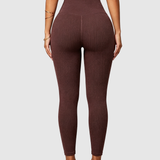 High Waist Ribbed Seamless Hip Lift Yoga Leggings