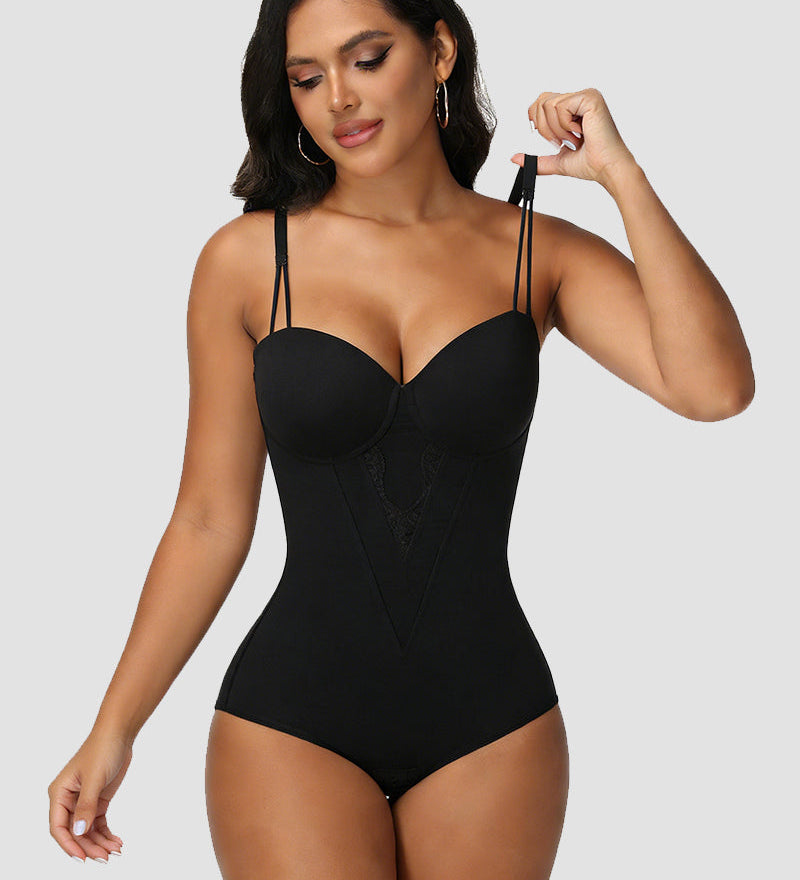 Sorelyne® Lace-Detail Underwire Bustier Bodysuit