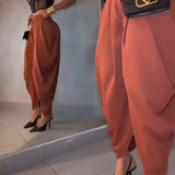 Sorelyne® Leisure High Waisted Pleated Wide Leg Harem Pants