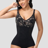 Sorelyne® Sexy V Neck Lace Briefs Shapewear Bodysuit (Pre-Sale)