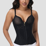 Sorelyne® Girdles Colombianas Love Pattern Corset Top Zipper Waist Trainer