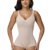 Sorelyne® Sexy V Neck Lace Briefs Shapewear Bodysuit (Pre-Sale)