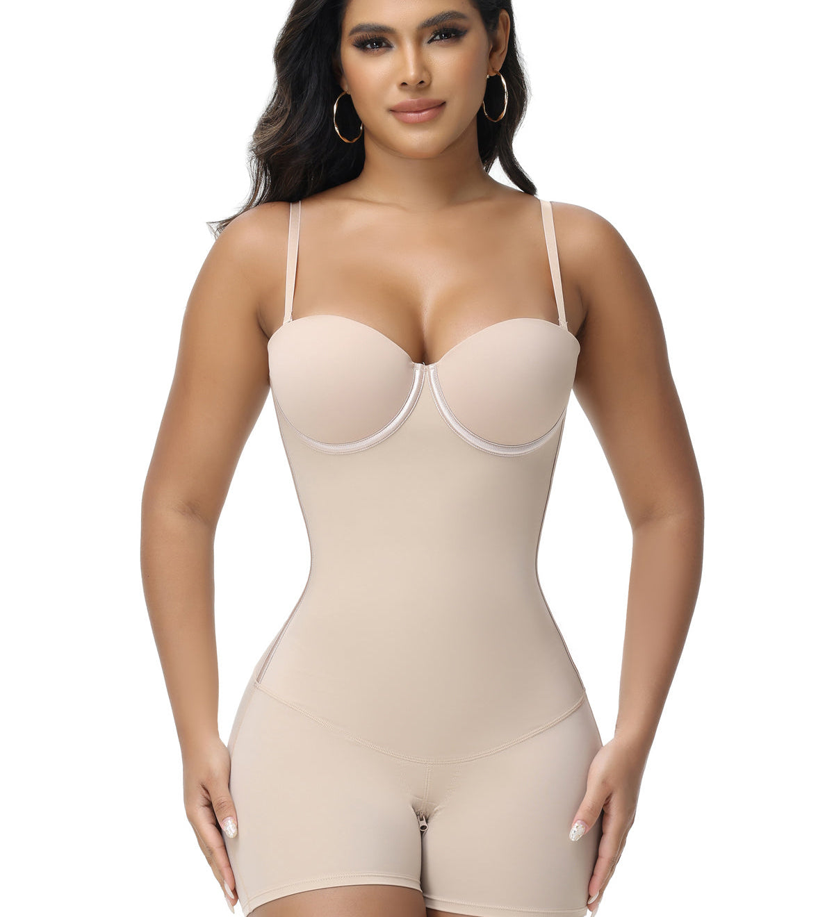 Sorelyne® Built In Bra Lace Up Back Shapewear Bodysuit