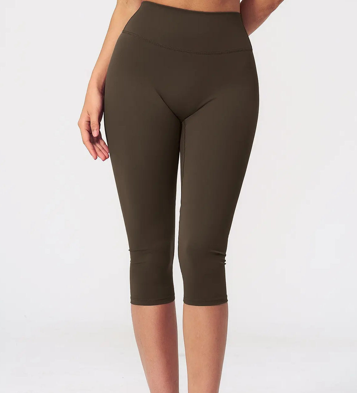 High Waist Tummy Control Butt Lifting Capri Yoga Leggings