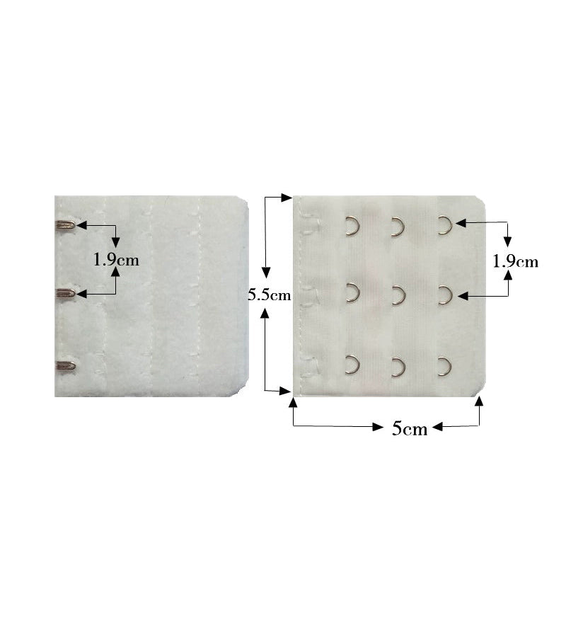 Underwear Extension Buckle 3 Rows 3 Buckles