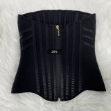 Sorelyne® Girdles Colombianas 3 Row Hook and Eye Front Zipper Waist Trainer