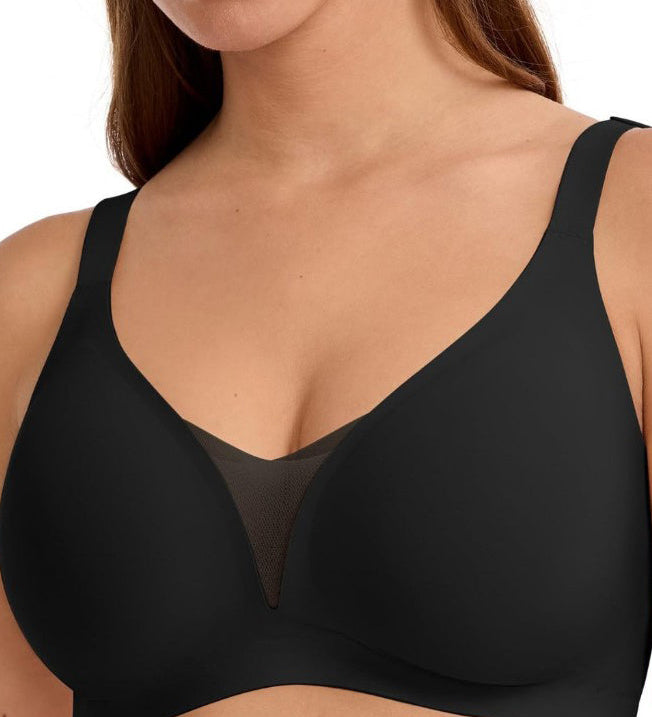 Women's Deep V Seamless Push Up Wire Free Comfort Bra