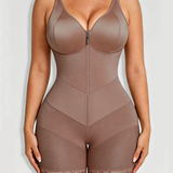 Zipper Tummy Control & Butt Lifter Shapewear Bodysuit