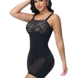 Sorelyne® Lace Patchwork Shapewear With Movable Straps