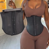 Waist Trainer Faux Leather Slimming Belt