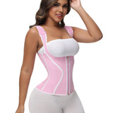 Sorelyne® Girdles Colombianas High Compression Tummy Control Front Zipper Waist Trainer Vest