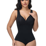 Sorelyne® Wide Straps V Neck Tummy Tuck Shapewear Bodysuit