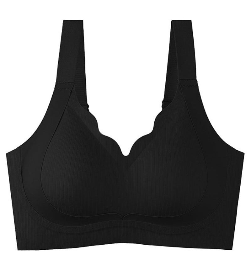 Thin Breathable Wire Free Double Lift Anti Sagging Minimizer Bra