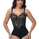 Sorelyne® Sexy Lace Floral Hip Lift Shapewear Bodysuit