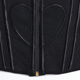 Sorelyne® Girdles Colombianas Love Pattern Corset Top Zipper Waist Trainer