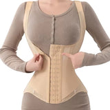 Girdles Colombianas Double Layer Tummy Control Steel Boned Waist Trainer Vest