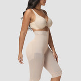 Sorelyne® High Waisted Lace Trim Tummy Control Thigh Slimmer