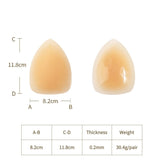 Triangular Invisible Seamless Anti Bump Nipple Cover