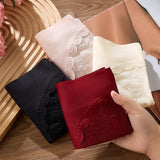 Sexy Lace Seamless Ice Silk High Waist Tummy Control Shaping Panties