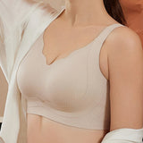 Thin Breathable Wire Free Double Lift Anti Sagging Minimizer Bra
