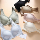 Large Size Thin Seamless Wireless Anti Sagging Bra
