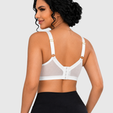 Mesh Adjustable Strap Plus Size Support Shapewear Bra