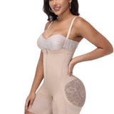 Sorelyne® Hip Mesh High Waisted Girdle Shaping Shorts with Zip Closure for Women