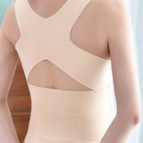 Comfort Double Compression Corset with Seamless Tummy Control and Back Support